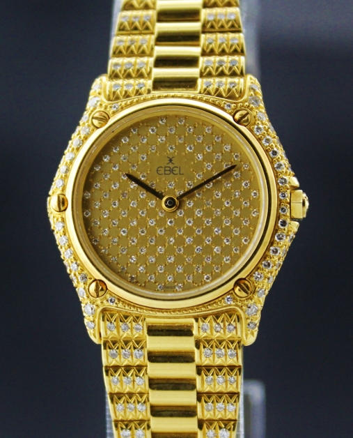 (image for) AN EBEL LADY 18K SOLID YELLOW GOLD DIAMOND WATCH